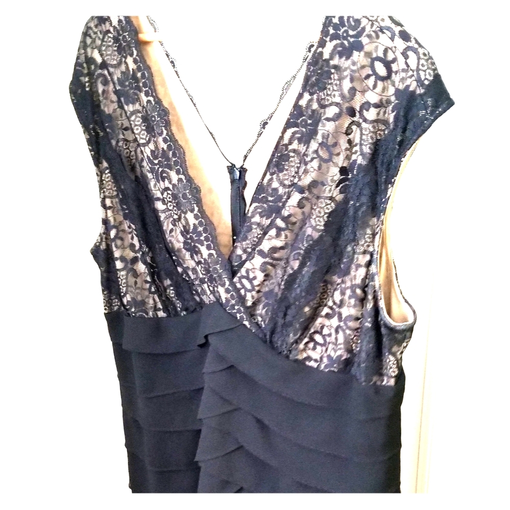 Black dress with lace top 22W